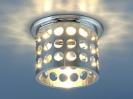 Встраиваемый светильник Электростандарт 7267 MR16 хром (CH)
