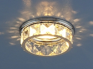 Светильник точечный с хрусталем Электростандарт 7275 MR16 хром/прозрачный (CH/Clear)