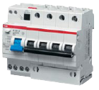 ABB DS204 Дифференциальный автоматический выключатель 4P 10А 30mA 6kA(АС) хар. С (2CSR254001R1104)