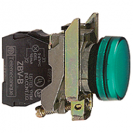 SE XB4 Лампа сигнальная зеленая светодиодная 230В (XB4BVM3)
