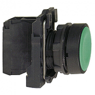 SE XB5 Кнопка с возвратом зеленая 1НО (XB5AA31)