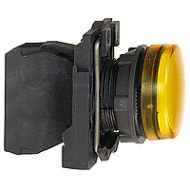 SE XB5 Лампа сигнальная желтая светодиодная 230В (XB5AVM5)